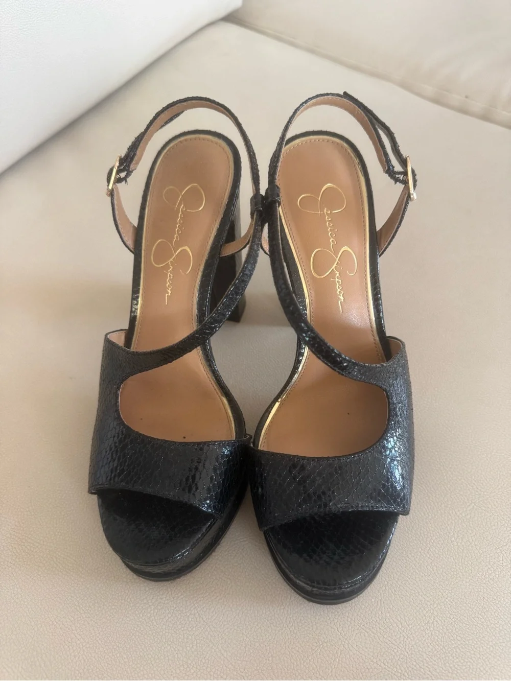 Jessica Simpson high platform